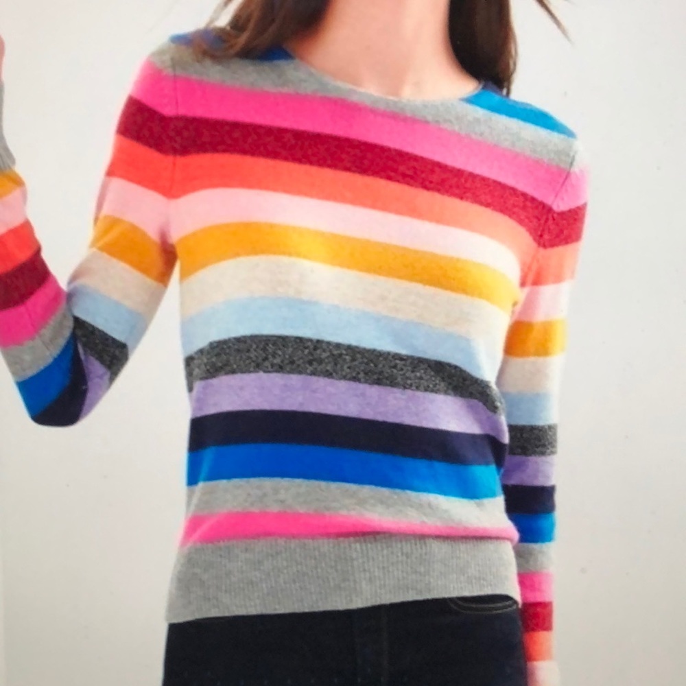 GAP crazy stripe merino sweater